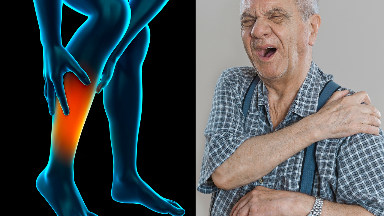 man with statin induced muscle pain