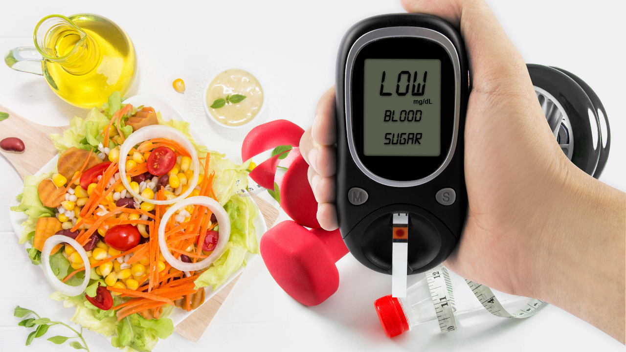 diabetic glucometer with reading
