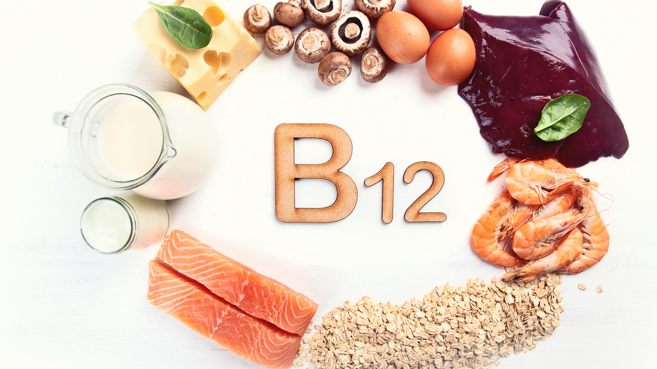 Vitamin B12 resources including salmon, cheese and milk