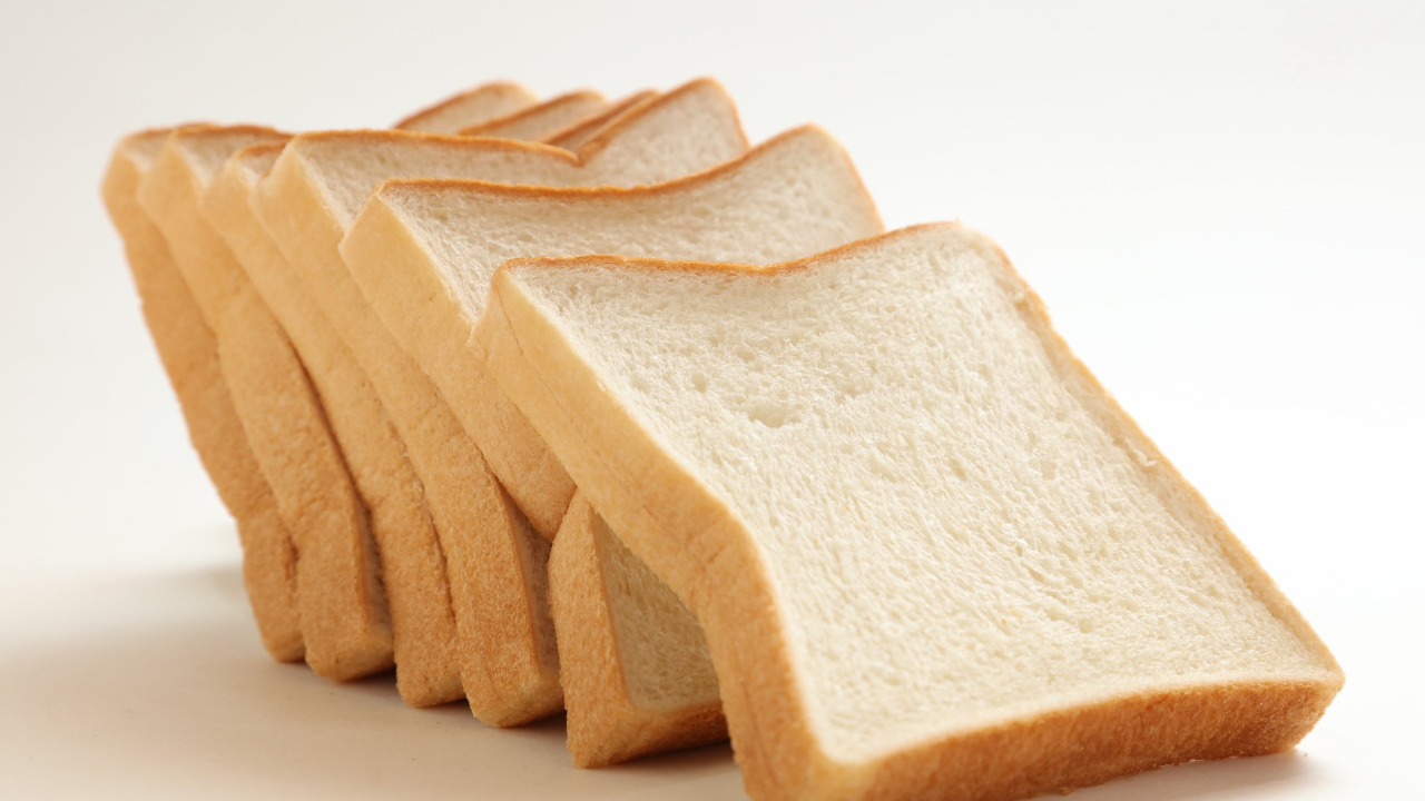 stacked white toast bread