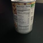 canned bean can with food label