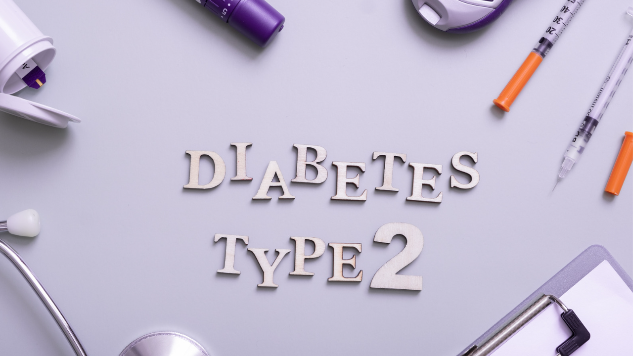diabetes type 2 written out with diabetes pen