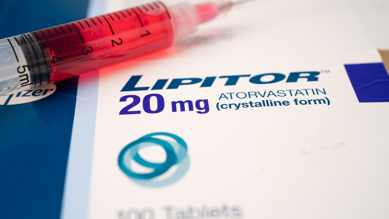 Medication Lipitor in 20 mg form