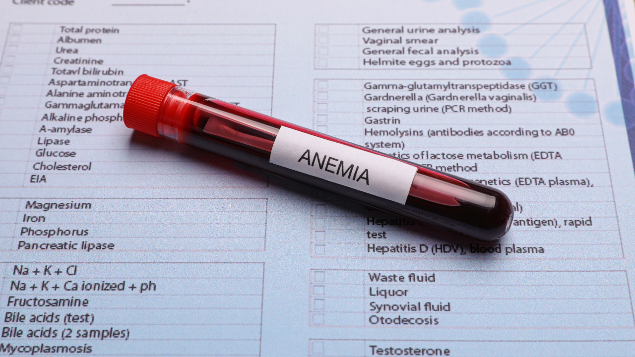 test tube with blood